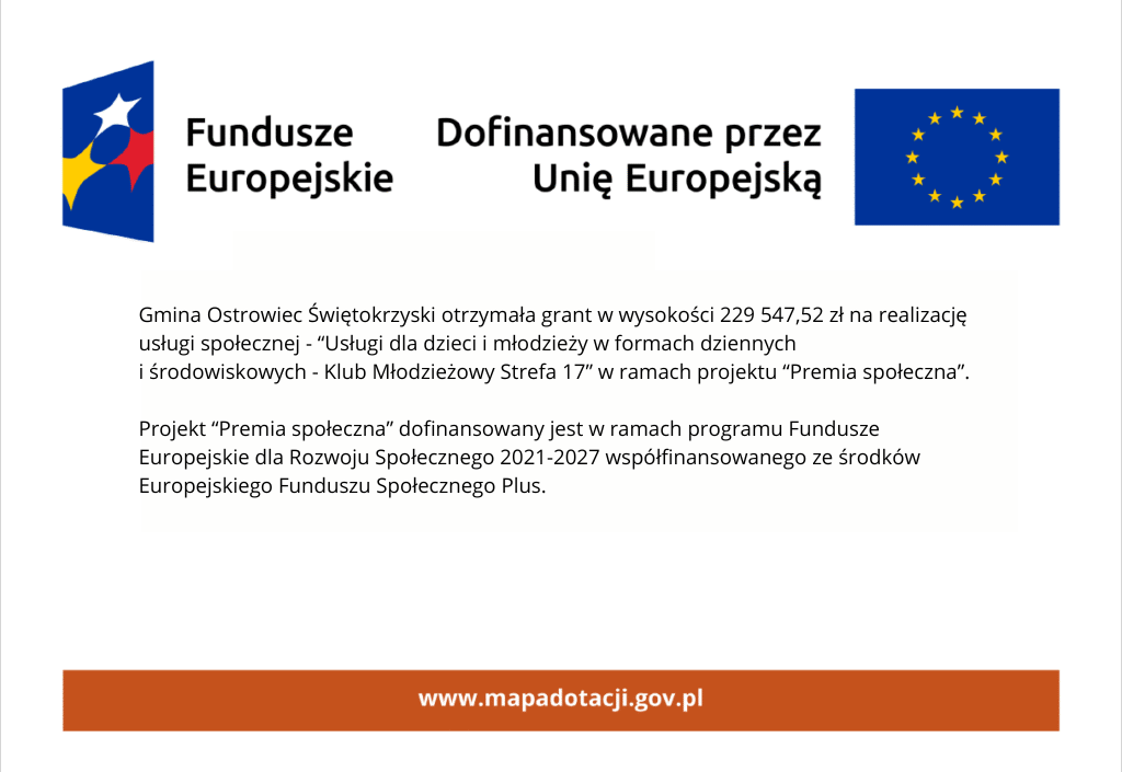 Plakat Premii społecznej